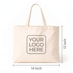 Custom 14×12 Inch Cotton Tote Bag