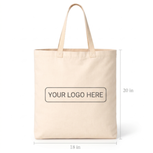 Custom 18×20 Inch Cotton Tote Bag