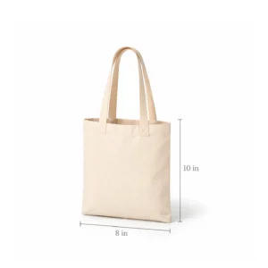Plain 8×10 Inch Cotton Tote Bag