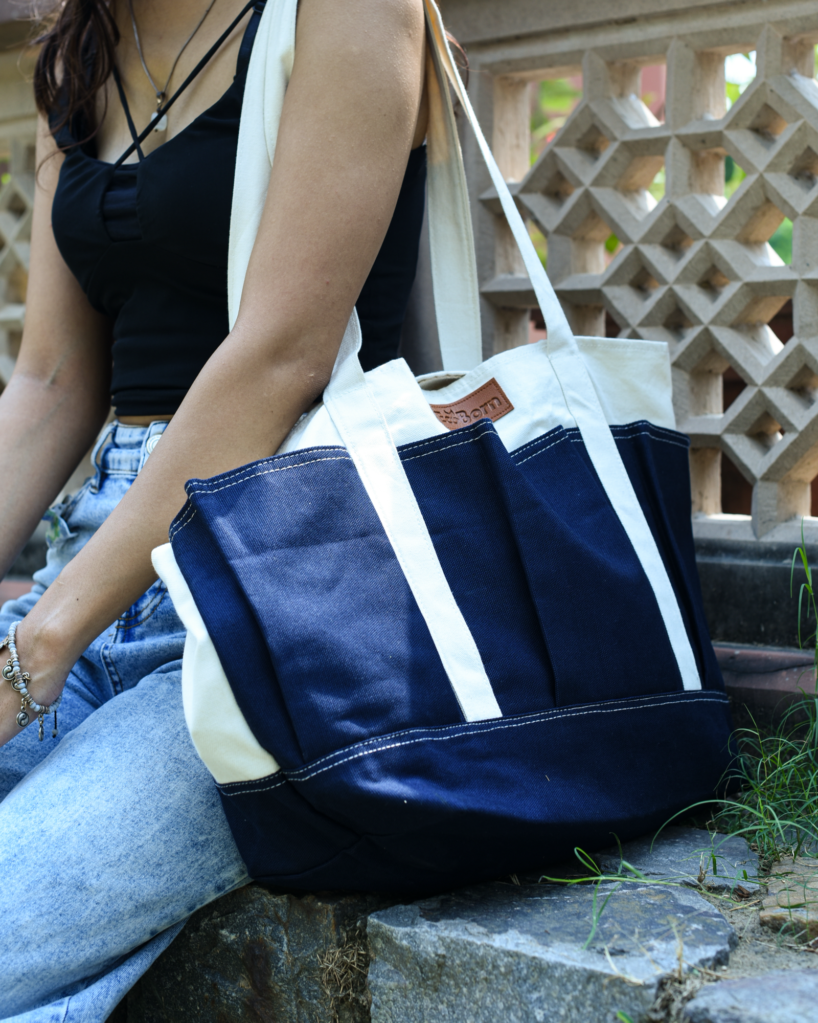 Branded EcoBorn cotton bags